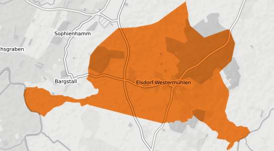 Mietspiegelkarte Elsdorf Westermuehlen